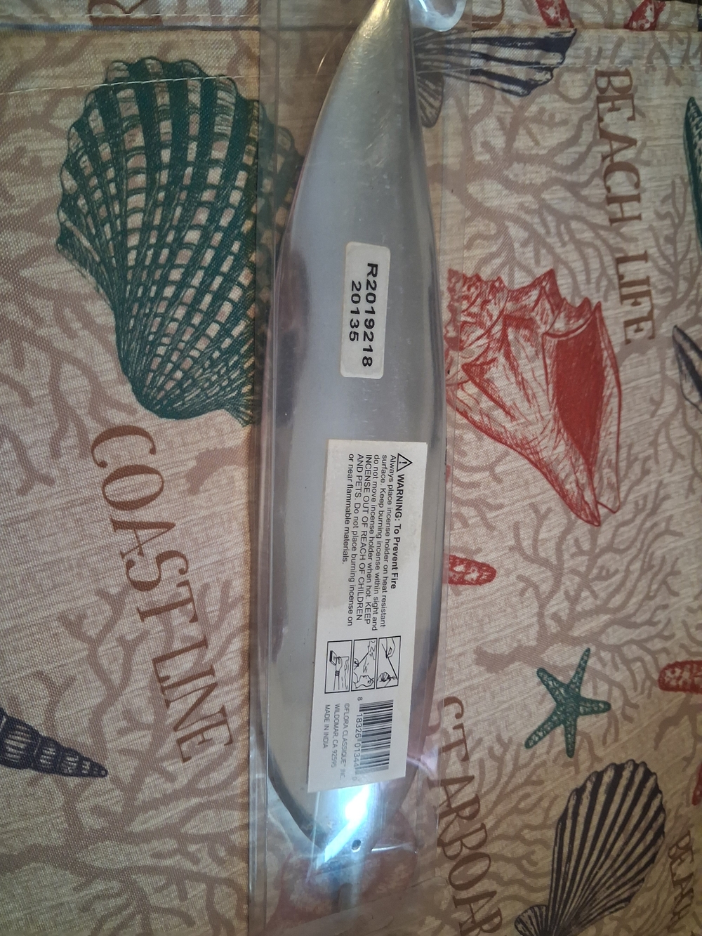 Silver Leaf Incense Holder - Picture 3 of 5